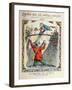 Front Cover of a School Exercise Book Depicting 'The Fox and the Billy Goat', C.1900-null-Framed Giclee Print