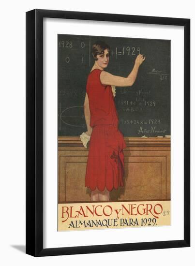 Front Cover of 'Blanco Y Negro: Almanaque Para 1929', 1928-null-Framed Giclee Print