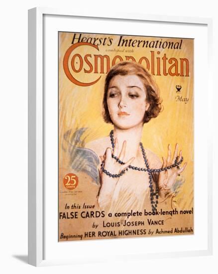 Front Cover of Cosmopolitan Magazine, May 1934-Harrison Fisher-Framed Giclee Print