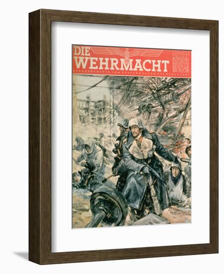 Front Cover of 'Die Wehrmacht', March 1943-null-Framed Giclee Print