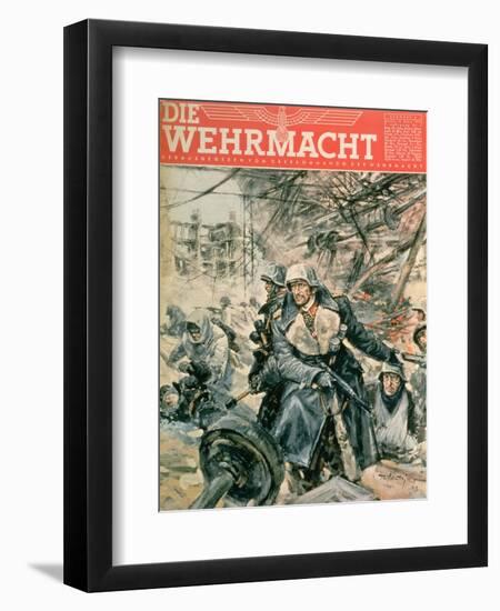 Front Cover of 'Die Wehrmacht', March 1943-null-Framed Giclee Print