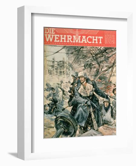 Front Cover of 'Die Wehrmacht', March 1943-null-Framed Giclee Print