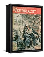 Front Cover of 'Die Wehrmacht', March 1943-null-Framed Stretched Canvas