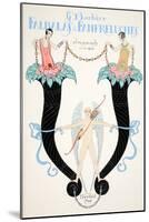 Front Cover of 'Falbalas and Fanfreluches, Almanach des Modes Présentes, Passées et Futures', 1926-Georges Barbier-Mounted Giclee Print