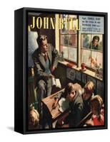 Front Cover of 'John Bull', 1948-null-Framed Stretched Canvas