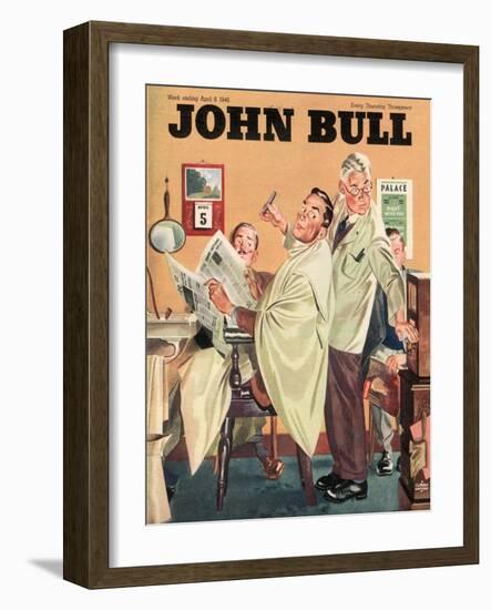 Front Cover of 'John Bull', April 1946-null-Framed Giclee Print