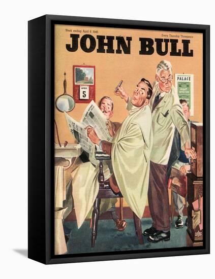 Front Cover of 'John Bull', April 1946-null-Framed Stretched Canvas