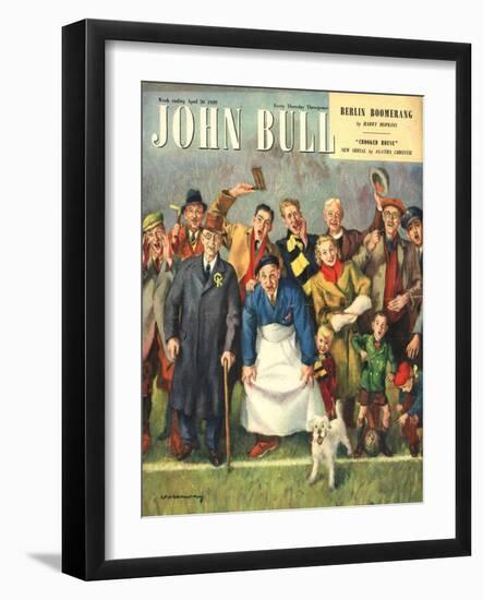Front Cover of 'John Bull', April 1949-null-Framed Giclee Print