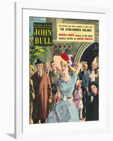 Front Cover of 'John Bull', April 1953-null-Framed Giclee Print