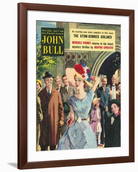 Front Cover of 'John Bull', April 1953-null-Framed Giclee Print