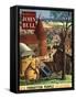 Front Cover of 'John Bull', April 1953-null-Framed Stretched Canvas