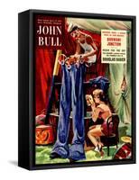 Front Cover of 'John Bull', April 1954-null-Framed Stretched Canvas