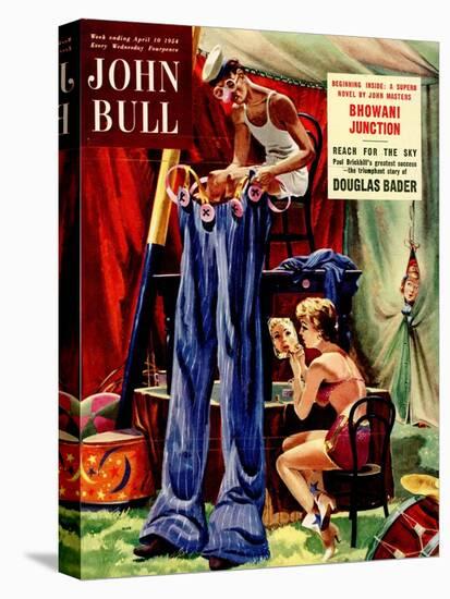Front Cover of 'John Bull', April 1954-null-Stretched Canvas