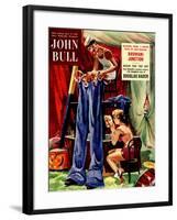 Front Cover of 'John Bull', April 1954-null-Framed Giclee Print