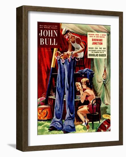 Front Cover of 'John Bull', April 1954-null-Framed Giclee Print