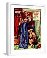 Front Cover of 'John Bull', April 1954-null-Framed Giclee Print