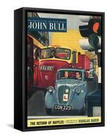 Front Cover of 'John Bull', April 1954-null-Framed Stretched Canvas