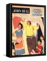 Front Cover of 'John Bull', April 1957-null-Framed Stretched Canvas