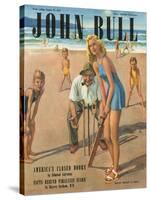 Front Cover of 'John Bull', August 1947-null-Stretched Canvas