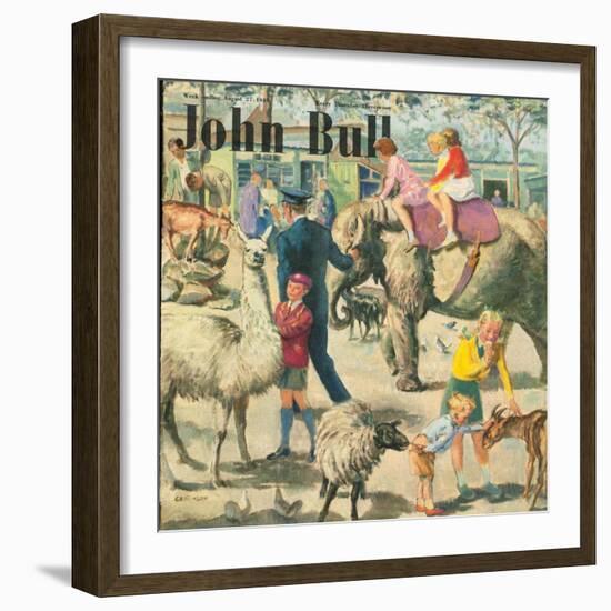 Front Cover of 'John Bull', August 1949-null-Framed Giclee Print