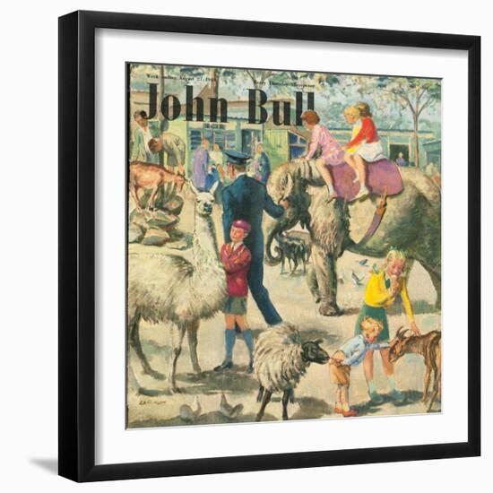 Front Cover of 'John Bull', August 1949-null-Framed Giclee Print