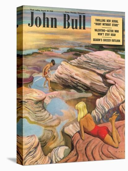 Front Cover of 'John Bull', August 1949-null-Stretched Canvas
