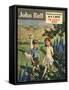 Front Cover of 'John Bull', August 1950-null-Framed Stretched Canvas