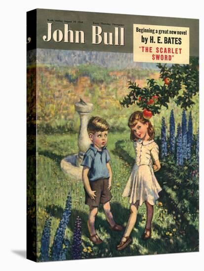 Front Cover of 'John Bull', August 1950-null-Stretched Canvas