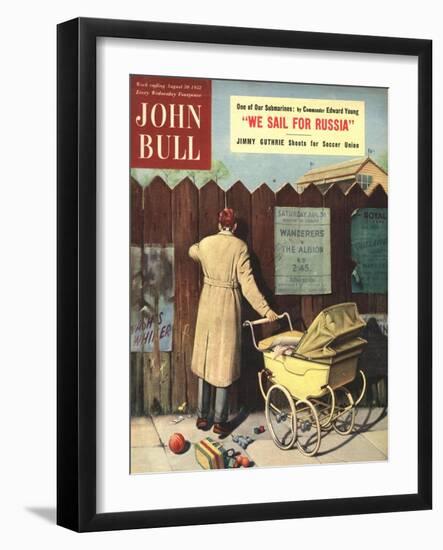 Front Cover of 'John Bull', August 1952-null-Framed Giclee Print