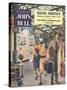 Front Cover of 'John Bull', August 1956-null-Stretched Canvas