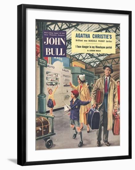 Front Cover of 'John Bull', August 1956-null-Framed Giclee Print