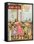 Front Cover of 'John Bull', August 1957-null-Framed Stretched Canvas