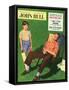 Front Cover of 'John Bull', August 1958-null-Framed Stretched Canvas