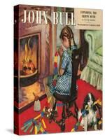 Front Cover of 'John Bull', December 1948-null-Stretched Canvas