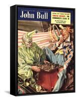 Front Cover of 'John Bull', December 1950-null-Framed Stretched Canvas