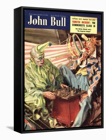 Front Cover of 'John Bull', December 1950-null-Framed Stretched Canvas