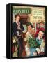 Front Cover of 'John Bull', December 1954-null-Framed Stretched Canvas