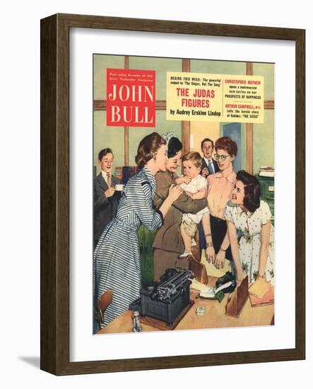 Front Cover of 'John Bull', December 1955-null-Framed Premium Giclee Print