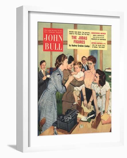 Front Cover of 'John Bull', December 1955-null-Framed Premium Giclee Print