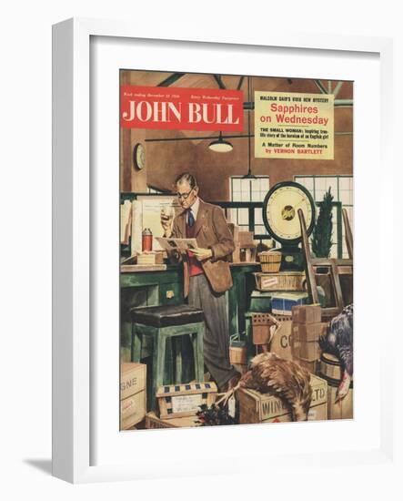 Front Cover of 'John Bull', December 1956-null-Framed Giclee Print