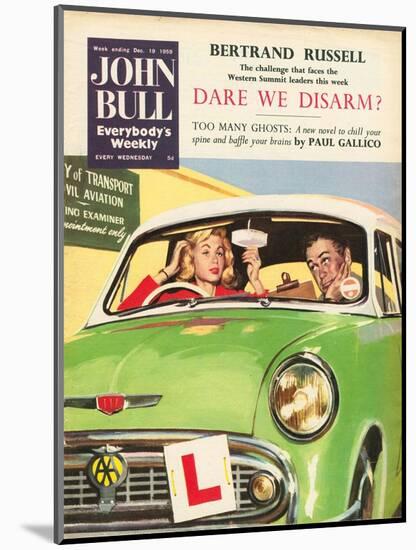 Front Cover of 'John Bull', December 1959-null-Mounted Giclee Print