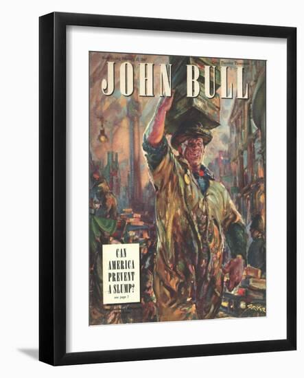 Front Cover of 'John Bull', February 1947-null-Framed Giclee Print