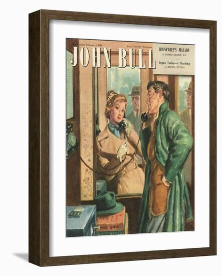 Front Cover of 'John Bull', February 1949-null-Framed Giclee Print