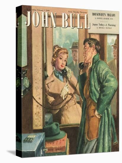 Front Cover of 'John Bull', February 1949-null-Stretched Canvas