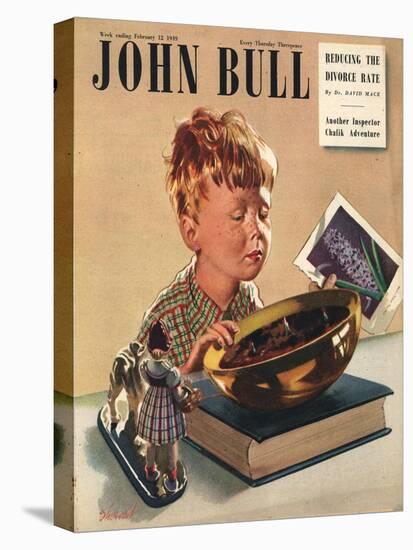 Front Cover of 'John Bull', February 1949-null-Stretched Canvas