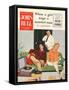 Front Cover of 'John Bull', February 1950-null-Framed Stretched Canvas