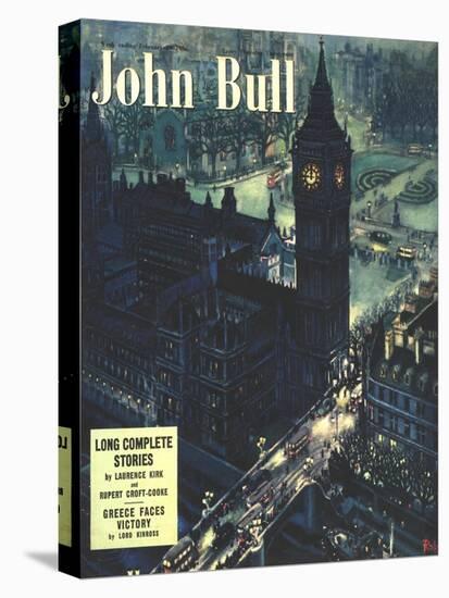 Front Cover of 'John Bull', February 1950-null-Stretched Canvas