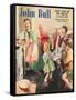 Front Cover of 'John Bull', February 1950-null-Framed Stretched Canvas