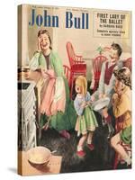 Front Cover of 'John Bull', February 1950-null-Stretched Canvas