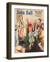 Front Cover of 'John Bull', February 1950-null-Framed Giclee Print